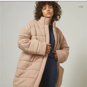 Lunya double faced housecoat sz xs/s. Never worn